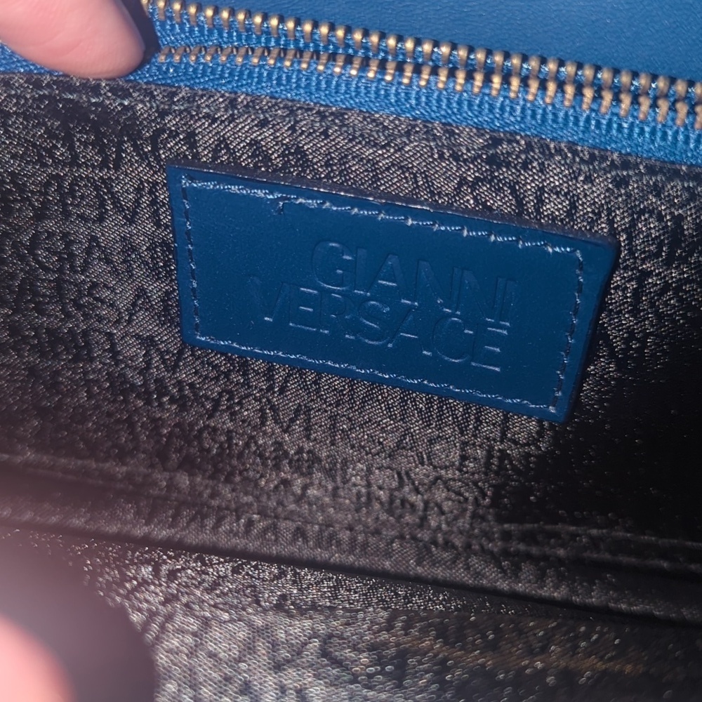 Versace Starburst Clutch Leather Gold Medusa .SALE PRICE.FINAL - Picture 12 of 13